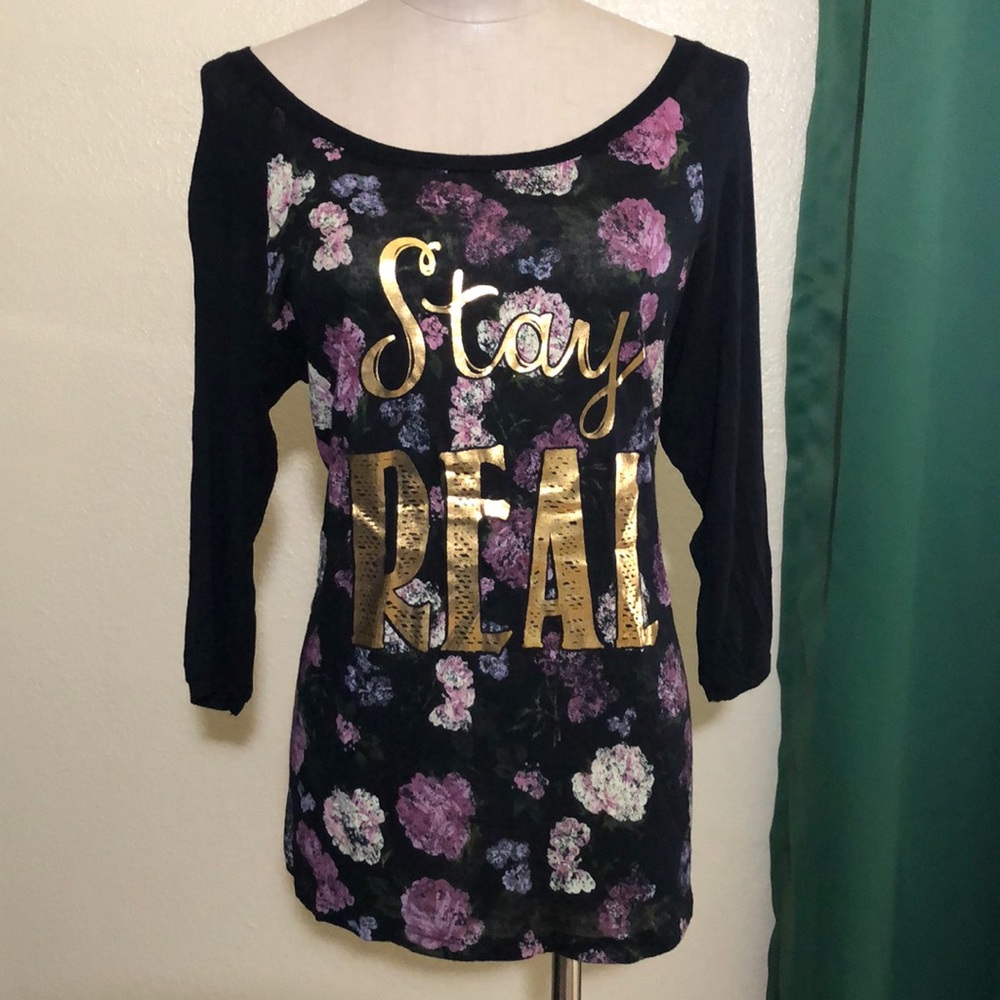 Stay Real Long sleeve